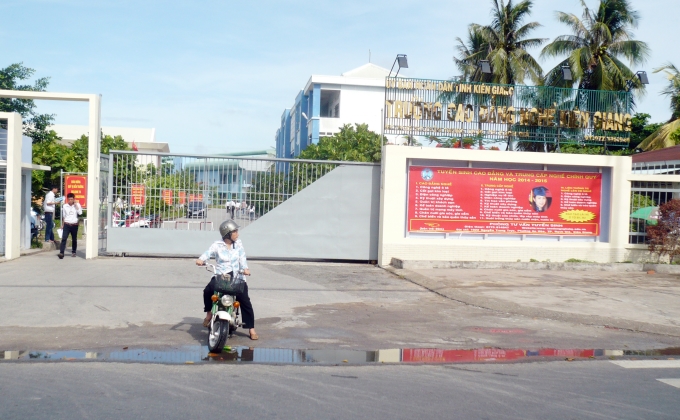 Trường Cao đẳng Nghề Kiên Giang, Trường đạt tiêu chuẩn kiểm định chất lượng dạy nghề.